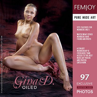 Oiled : Gina D from FemJoy, 03 Mar 2011